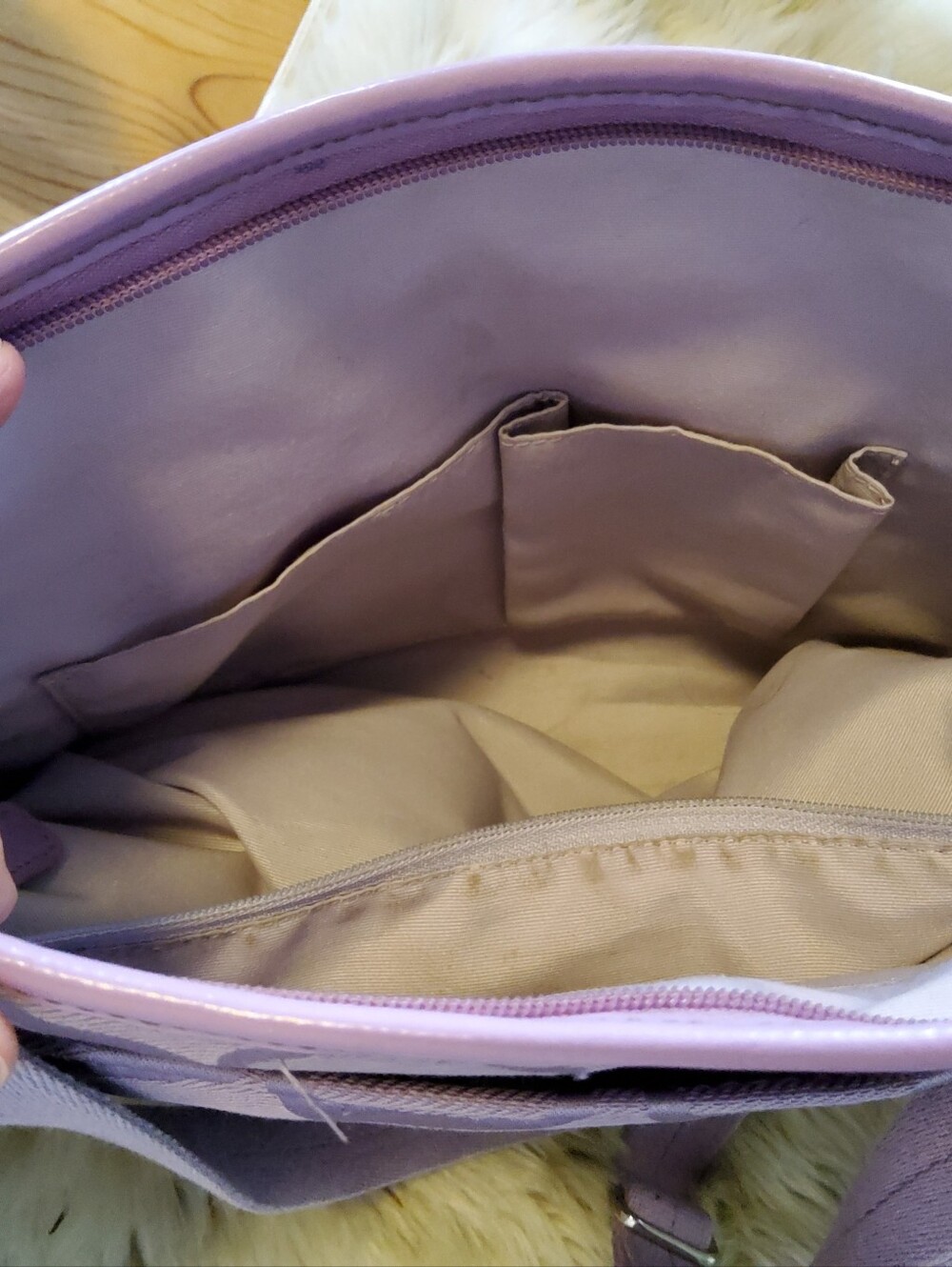 Coach Kyra Signature Crossbody Lavender Vintage VGUC F16550 - Picture 15 of 15